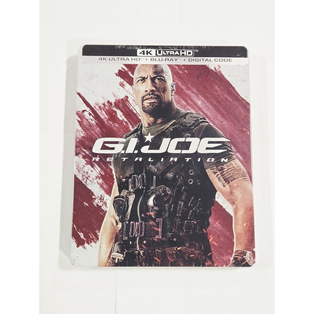GI Joe Retaliation 4K Ultra HD Blu-ray Steelbook New Sealed Digital Code Action
